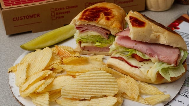 Italian Submarine Sandwich.