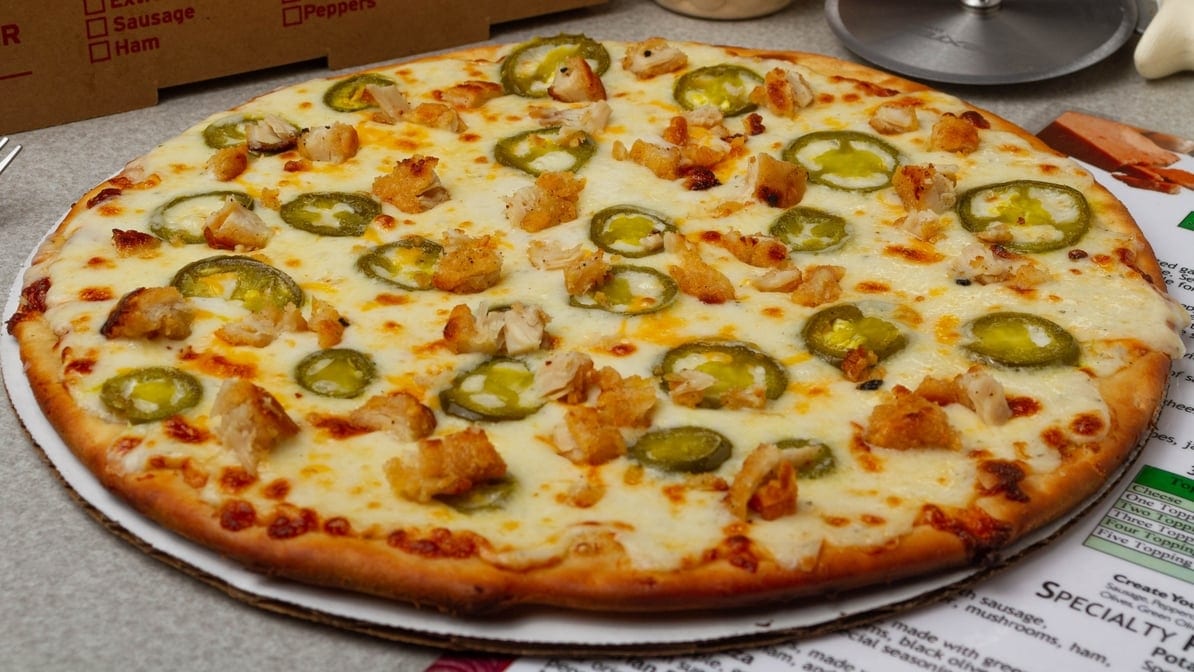 Jeremy Chicken Pizza.