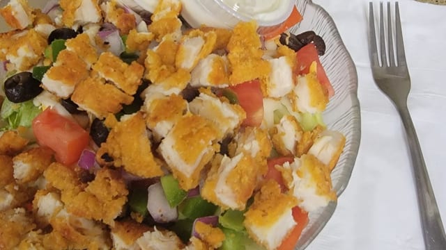 Crispy Chicken Salad.