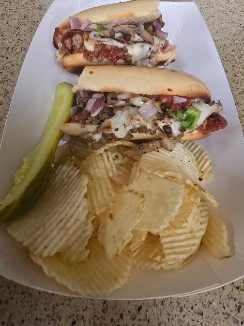 Nameless Stromboli Sandwich.