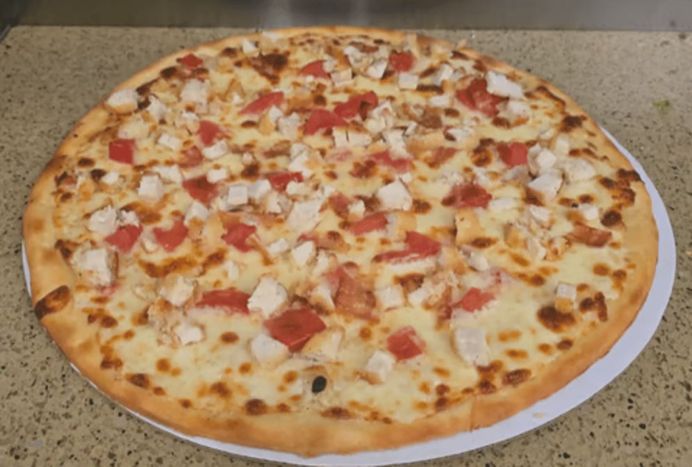 Chicken Bacon Ranch Pizza.