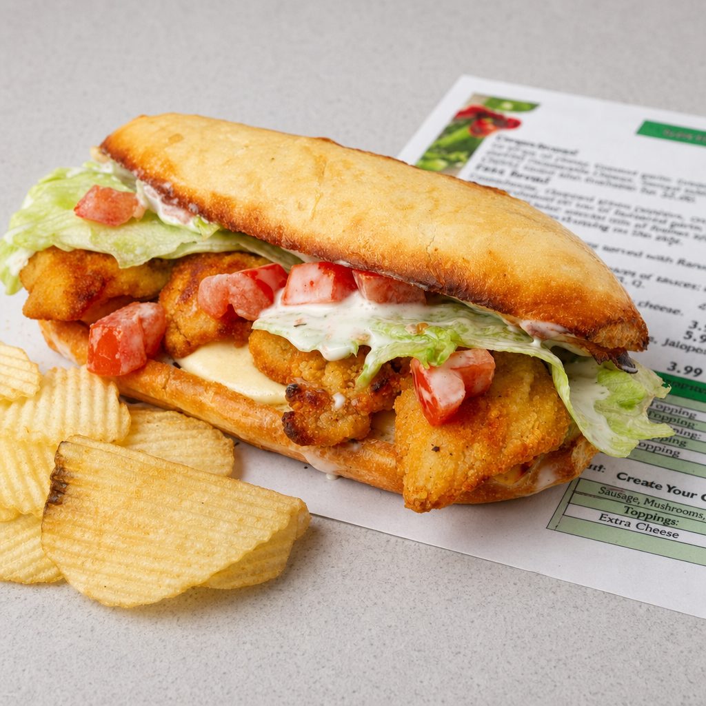 Crisp Chicken Sandwich.