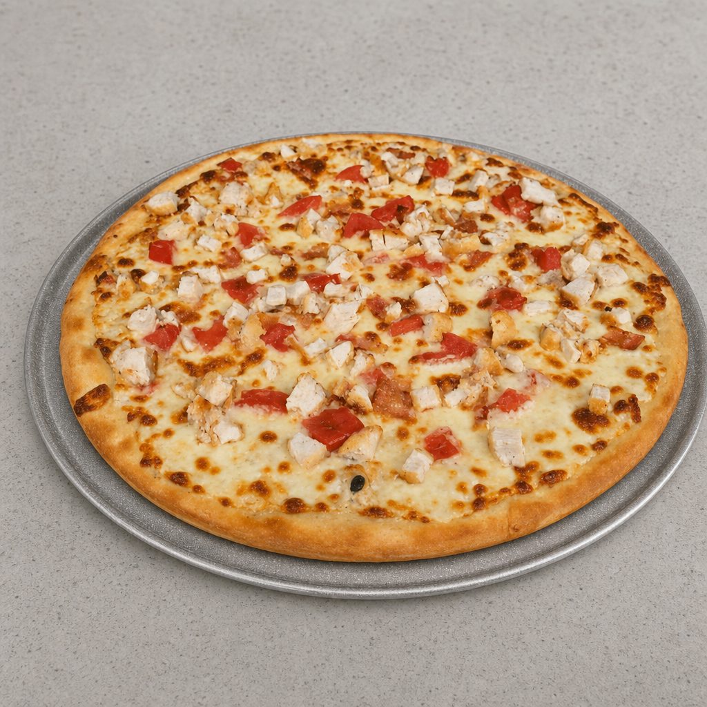 Chicken Bacon Ranch Pizza.