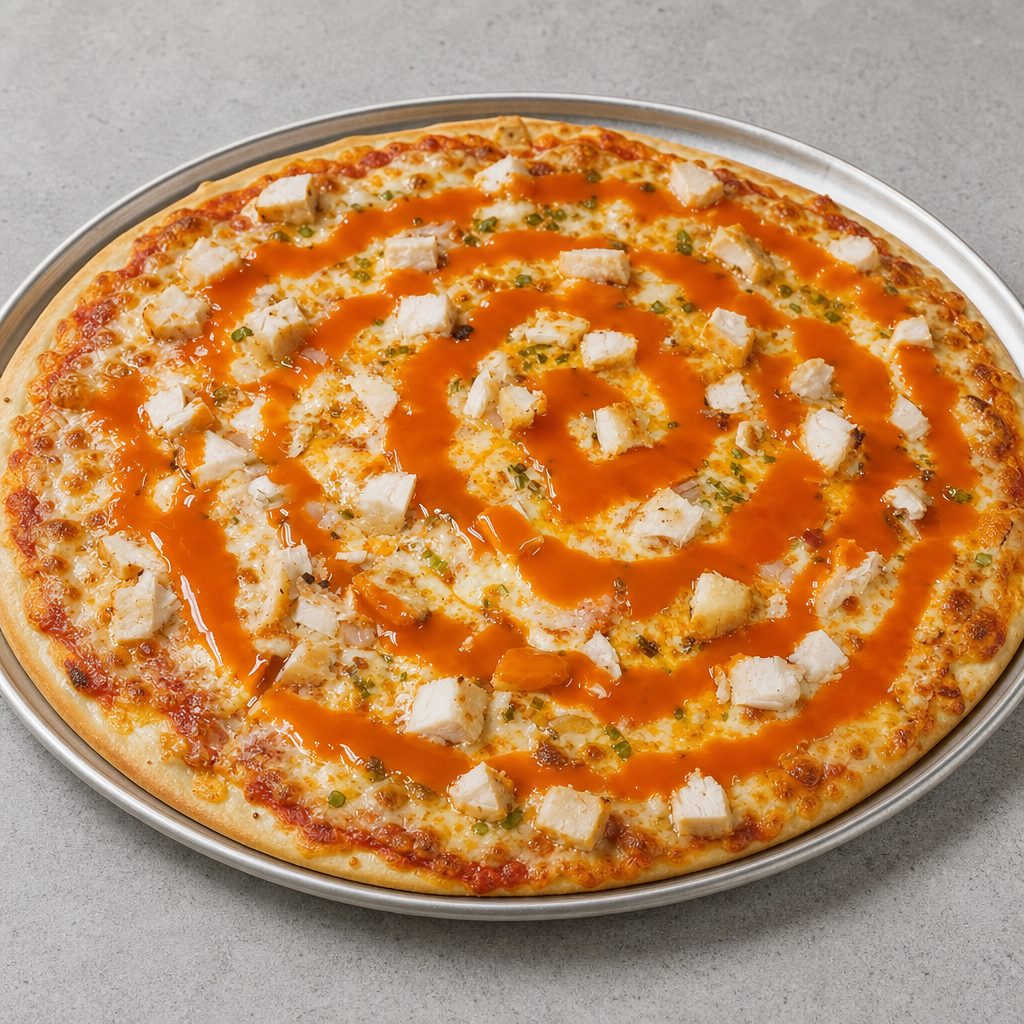 Buffalo Chicken Pizza.