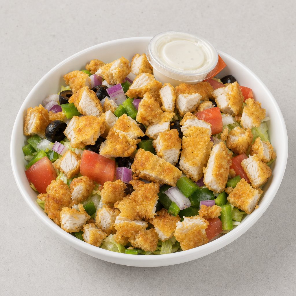 Crispy Chicken Salad.