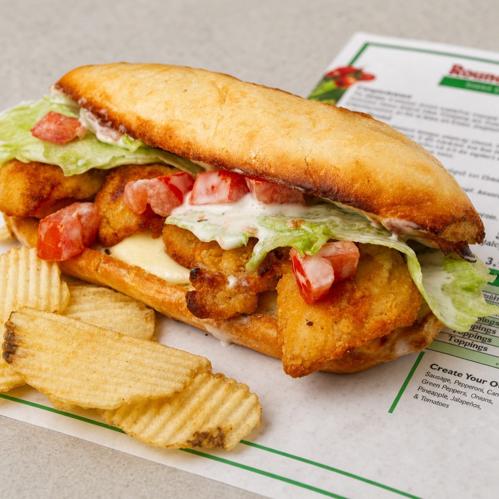 Chicken Bacon Ranch Sandwich.