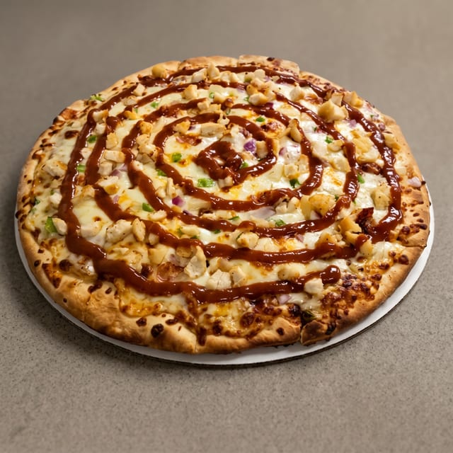 BBQ Chicken Pizza.